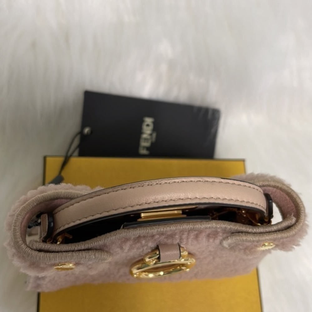FENDI FUR Small leather LUXURY Crossbody bag authentic 100% - Picture 11 of 16